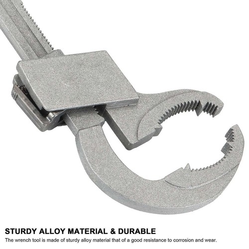 Adjustable Wrench Multifunctional Universal Open End Wrench Bathroom Repair Hot - Picture 10 of 11
