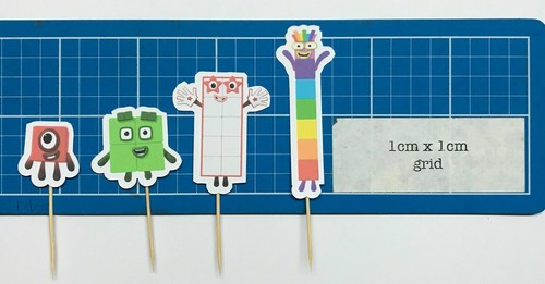 BRIGHT RAINBOW CUSTOM PERSONALISED NUMBERBLOCKS THEME BIRTHDAY PARTY BANNER - Picture 16 of 16