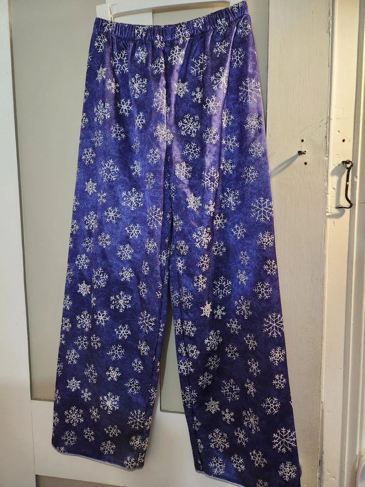 Raro conjunto de pijama copo de nieve púrpura American Girl talla grande  Foto 2 de 3