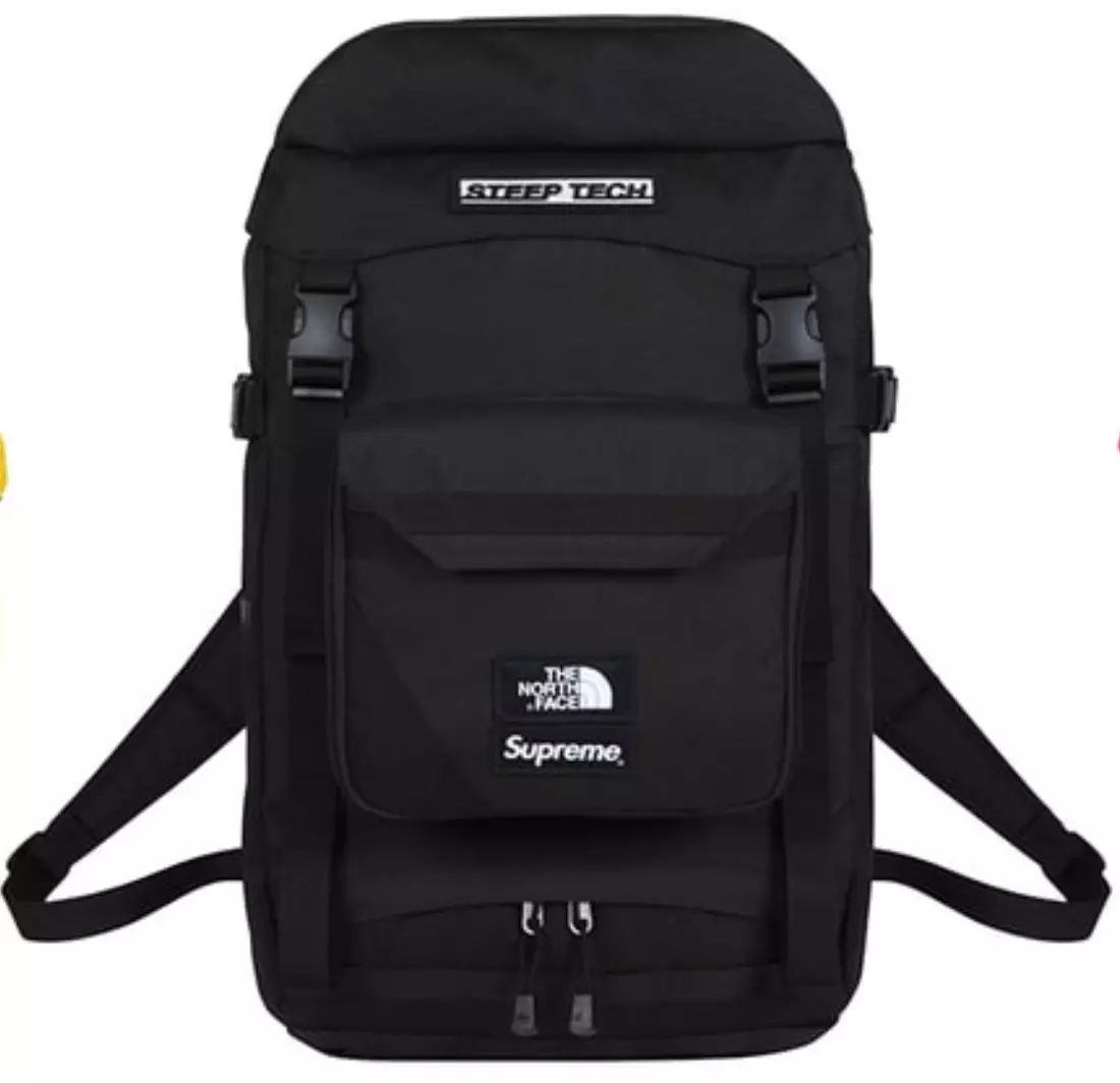SAC À DOS RARE DS SS16 SUPREME x THE NORTH FACE STEEP TECH TNF BOITE NOIRE OG