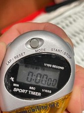 Plastic Yellow SPORT Clock/DATE/TIMER/Stop Wa...