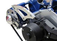 Small Block Ford 351W Electric Water Pump Alternator Bracket Billet V-Belt SBF