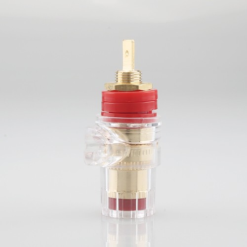4PCS Amplificatore HiFi Placcato Oro Attacco Altoparlante Post Terminale Presa Banana - Foto 12 di 12