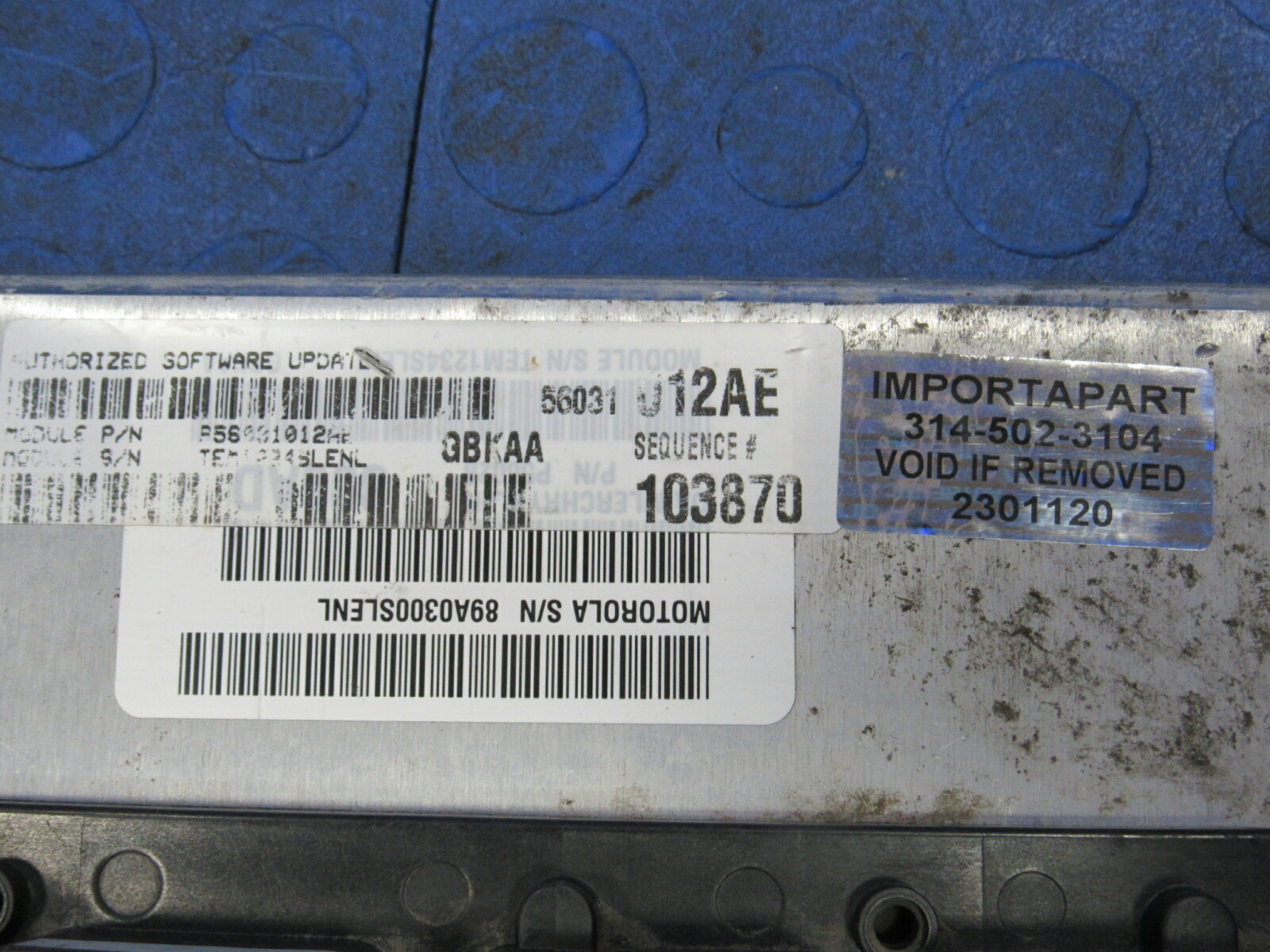 04 Dodge Dakota 3.7L AT ECU ECM PCM Engine Computer