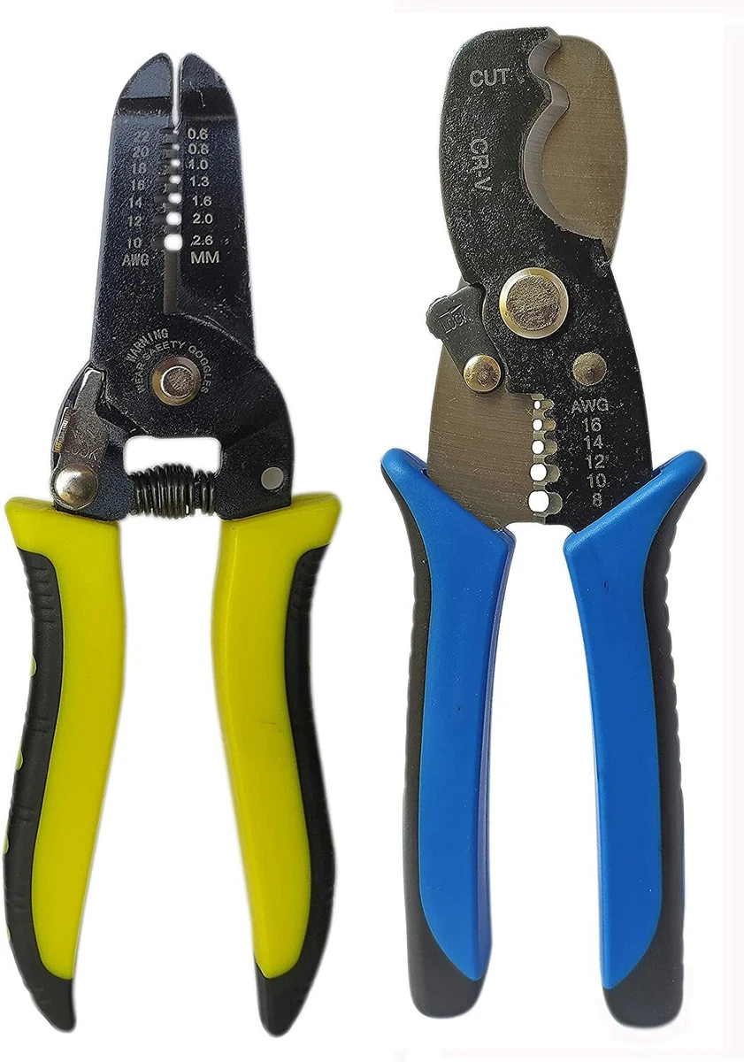 Heavy Duty Wire Cutter 10 22 AWG and 8 16 AWG Precision Wire Stripper Tool Wire