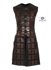 Leather Brigantine - Adventurer , men larp  sca, leather body armor