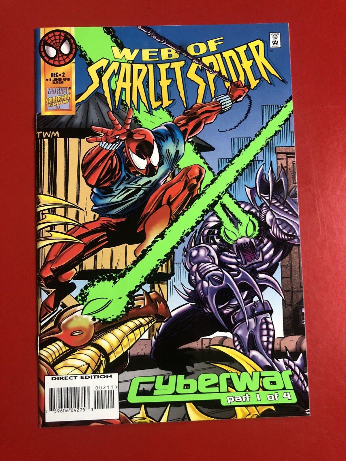 Web of Scarlet Spider #2 (Dec 1995, Marvel comics)