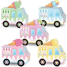 25pcs Ice Cream Truck Boxes For Centerpieces Table Decor Ice Cream Themed Party 