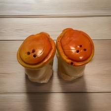 HTF Vintage Salt and Pepper Shakers- Toilet- Potty- Bathroom- Made In USA Cork
