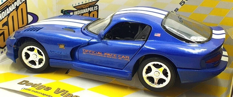 Maisto 1/18 Scale Diecast 31828 - Dodge Viper GTS Pace Car - Blue - Imagen 2 de 4