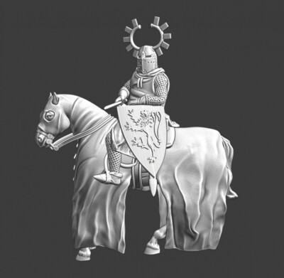Northern Crusades Miniatures Medieval Swedish Commander Birger Jarl Mounted 28mm