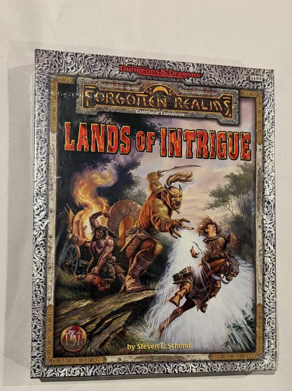 AD&D Forgotten Realms Lands of Intrigue 1997 TSR 1159 **FACTORY SEALED**