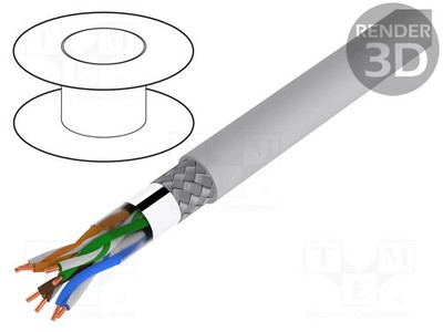 5e Cu 4x2x26AWG Line SF/UTP,UNITRONIC LAN 200 Leitungen