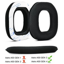 Earpads Cushion Cover Headband Top Set for ASTRO Gaming A40 A50 Gen3/4 Headphone