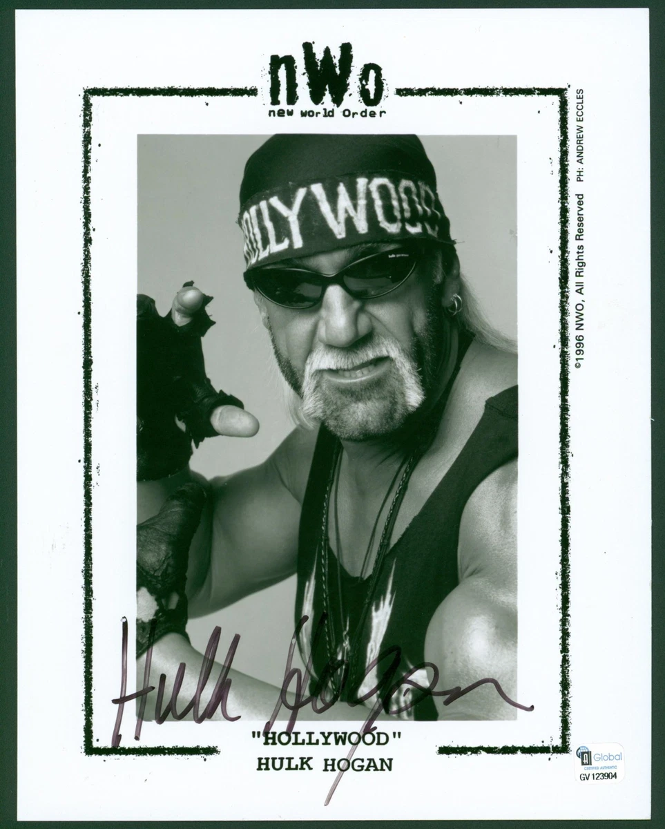 Hulk Hogan WCW Wrestling Оригинальные Товары с Автографом