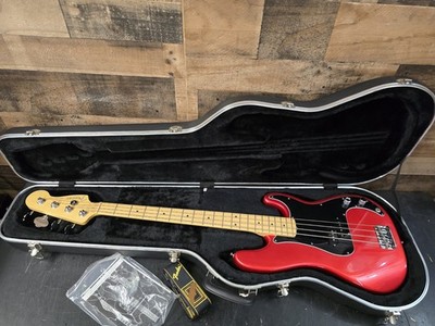 2003 Fender American  Precision Bass Red W/Ohsc