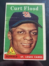 1958 Topps #464 - Curt Flood  (RC) (Lower Grade)