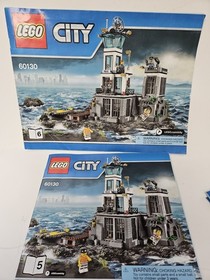 Lego City Police Prison Island Set 60130 Manual Instructions ONLY Complete (1-6)