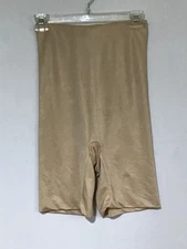 Spanx High Waist Body Shaper Womens Size Med Beige Stretchy