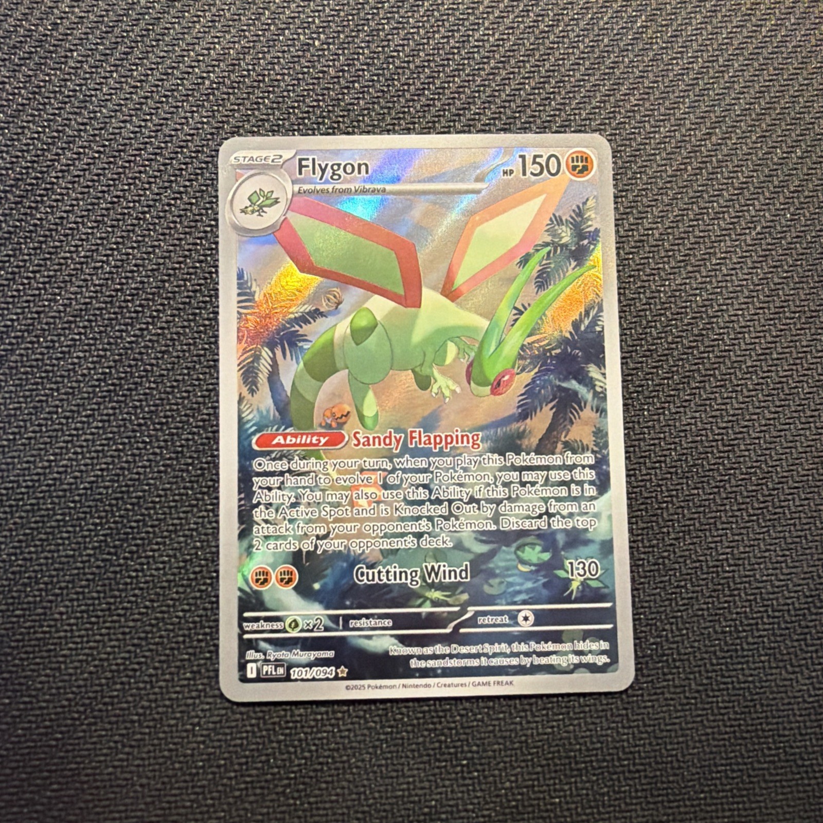 Flygon 101/094 Me02: Phantasmal Flames Holo