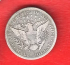 1899 Barber Silver Half Dollar Very Good