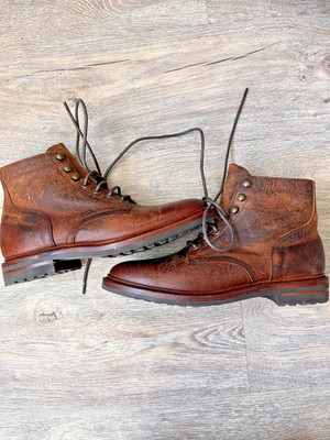 Meermin AUTUMN SPICE WAXY KUDU BOOTS Size UK 6.5 US 7.5