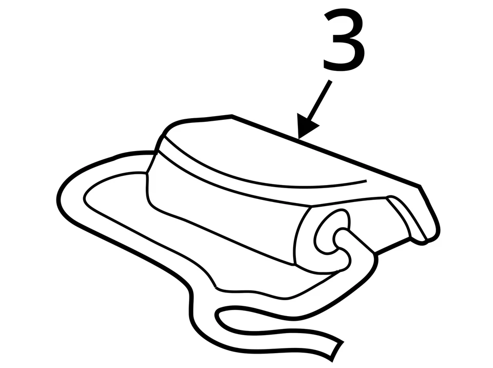 Air Bag Front Passenger Dash Fits 04-07 TAURUS 2654311 Foto 4 de 4