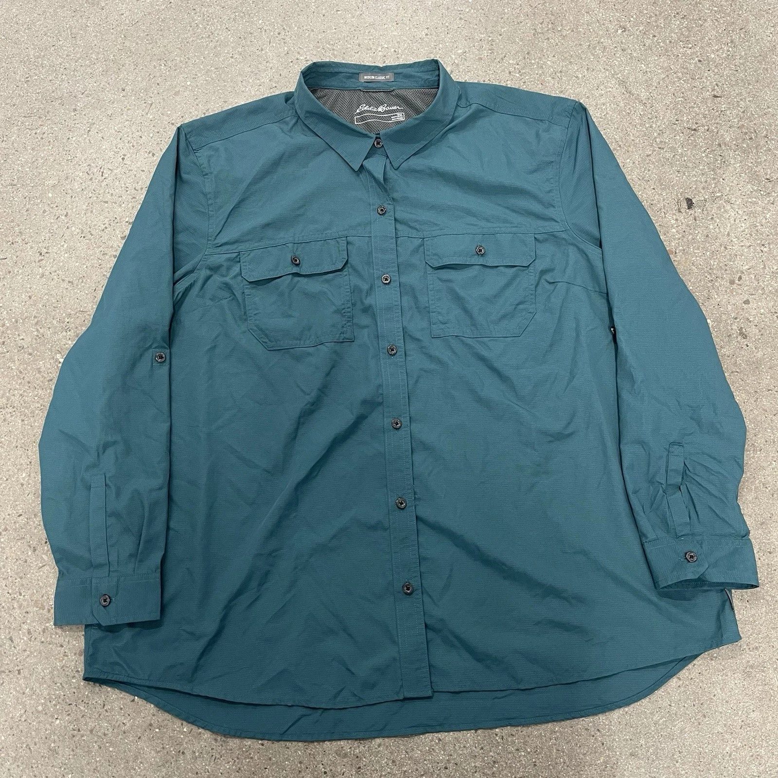 Eddie Bauer Fishing Shirt Mens Size 2XL