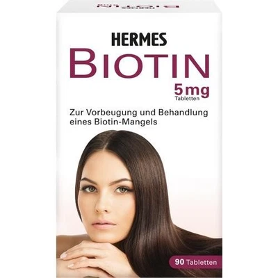 HERMES ARZNEIMITTEL GMBH BIOTIN HERMES 5 mg Tabletten 90 St. PZN 02253656