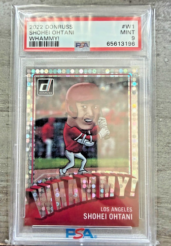 Shohei Ohtani #W1 2022 Panini Donruss Whammy card