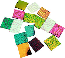 COE90 Dichroic Glass Scrap - 3 Bags 84G for Crafts and Jewelry Making