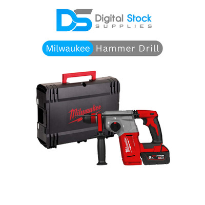 Milwaukee M18BLHX-0X 18V Brushless 4 Modi 26mm SDS-Plus Hammer mit Hartschalenkoffer