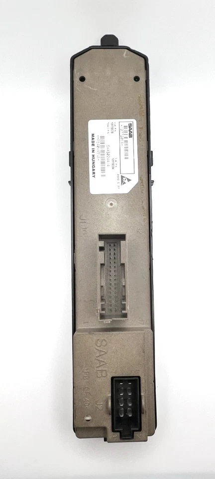 Unidad de interruptor de ventana eléctrica para pasajero delantero derecho Saab 9-3 2008-2011 OEM 12772078 Foto 2 de 2