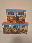 Full Set (X5) A&W Canadian Rooty 2026 Keychain Plush Bears Poutine Fishing Rodeo