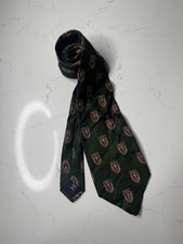 Polo Ralph Lauren Made In USA 100% Silk Patterned Tie