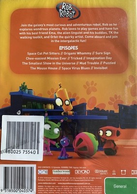 DVD NEW: Rob the Robot (Rocket Warriors) - 2012 Preschoolers