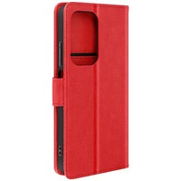 Avizar, Kunstlederetui Mit Standfunktion Honor 200 Lite, Rot