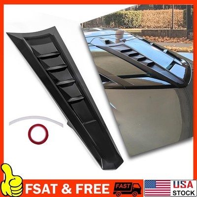 BLACK Rear Split Window Applique Louver Molding Trim For Corvette C8 2020-2025 *