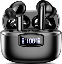Wireless Earbuds, Bluetooth 5.3 Headphones,Enc Noise Cancelling, Bluetooth Earbu