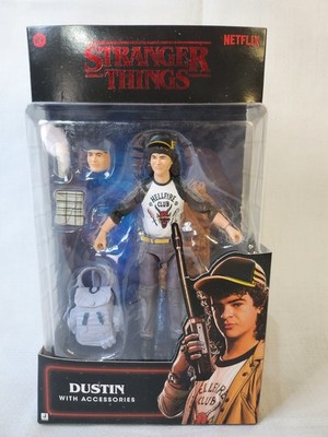 Jazwares Stranger Things Dustin Action Figure With Accessories Backpack Radio