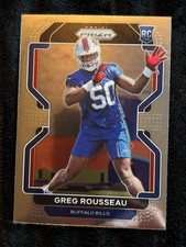 Panini Prizm 2021 Greg Rousseau Buffalo Bills Rookie Football Card No. 434 In Pr