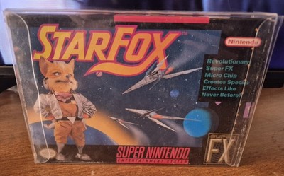 Star Fox Super Nintendo Game Excellent Condition Super FX Box