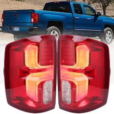 For 2016-2018 Chevy Silverado 1500 LTZ LED Tail Lights Assembly Left+Right Pair