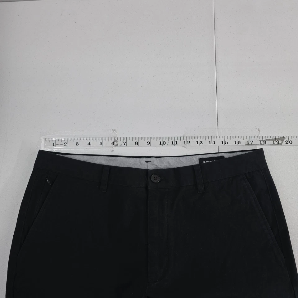 Calça Bonobos atlética 35x34 preta masculina chino 6742 - Imagem 3 de 4