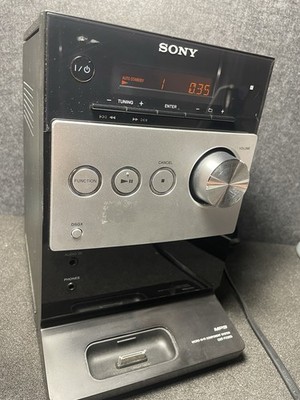 Sony CMT-FX300i Micro Hi Fi Component Stereo Tuner Aux iPod CD  TESTED