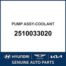 1991-1995 Hyundai Elantra Pump Assembly-Coolant OEM New 2510033020