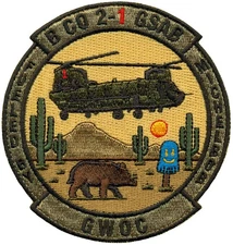 US ARMY B Co 2nd BATTALION 1st GENERAL SUPPORT AVIATION BATTALION PATCH