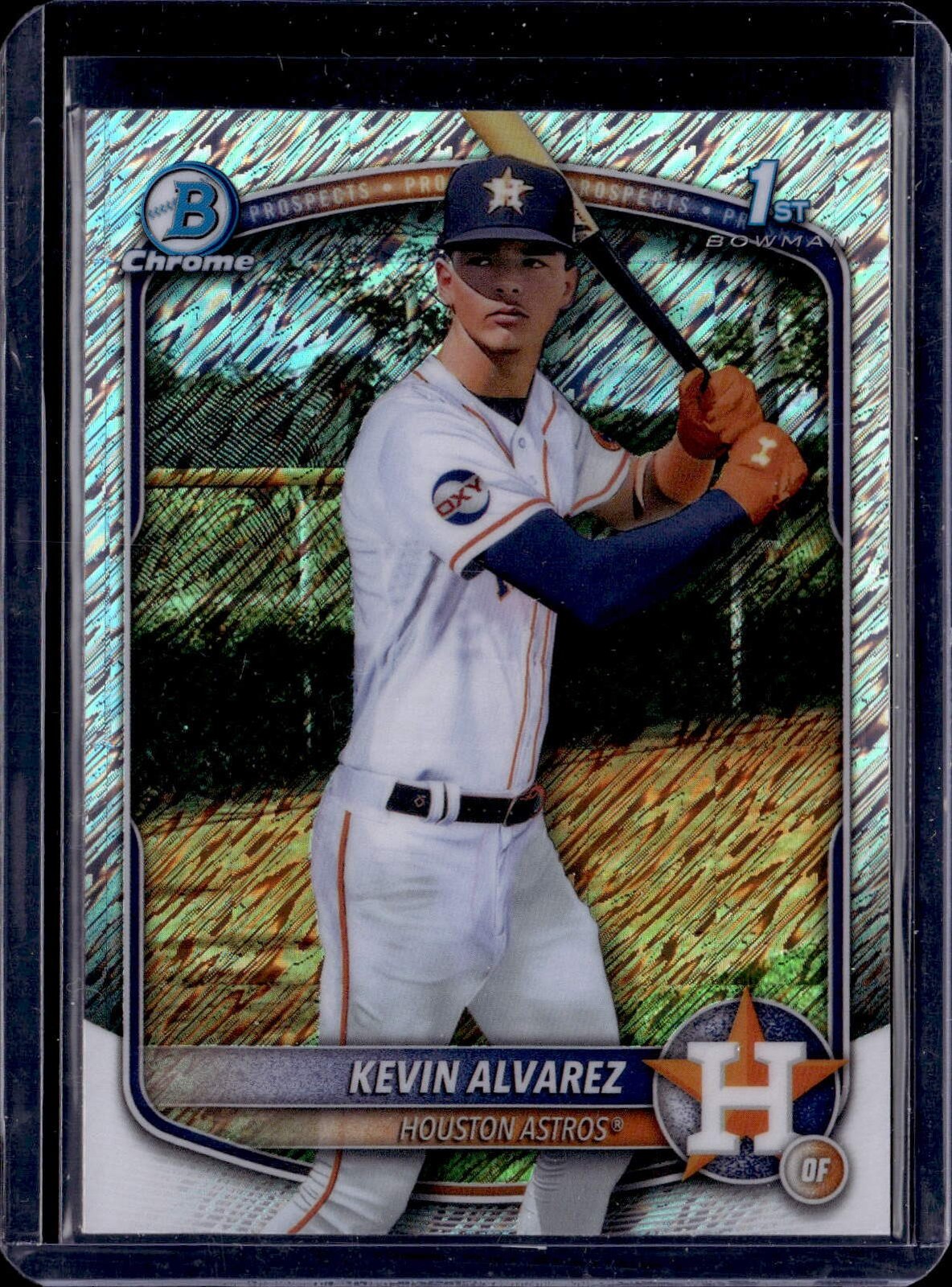 2025 Bowman Chrome #BCP-227 Kevin Alvarez Prospects Shimmer