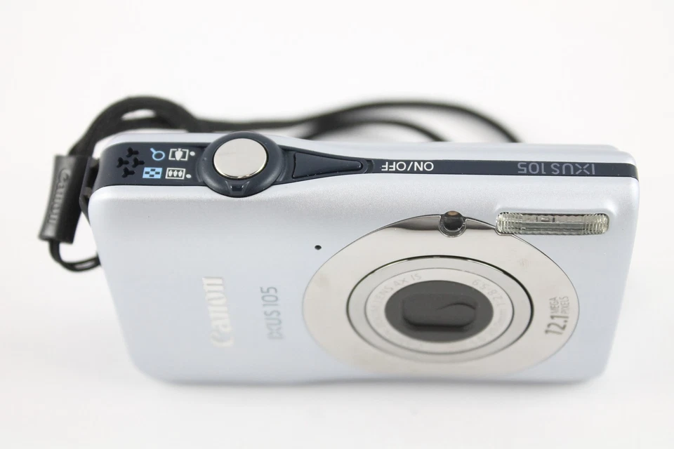 Canon IXUS 105 Digital Compact Camera Working w/ Canon 4x IS Zoom Lens - Image 3 of 4