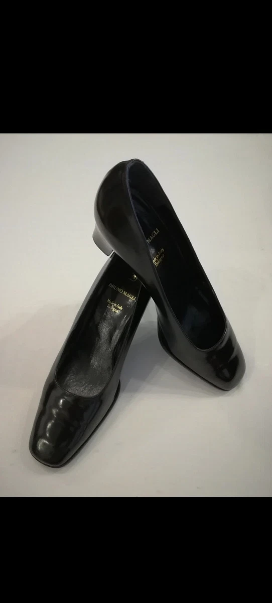 Sandales Bruno Magli En Cuir Gris - Taille 40 - Talon Haut - État Occasion